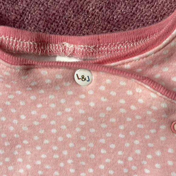 Two sleepers One is Jessica Simpson 3 to 6 months the other ones L&J 3-6months - Picture 8 of 9